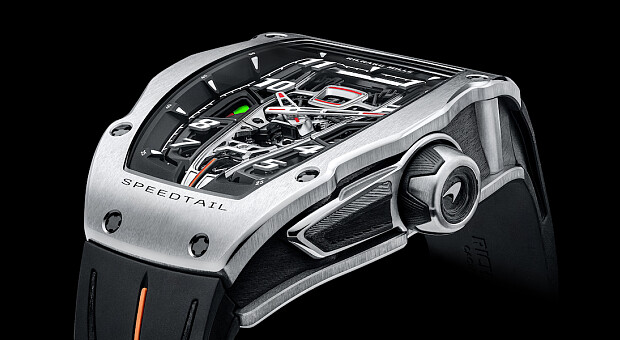 Richard Mille RM 40-01 Automatic Tourbillon McLaren Speedtail: километры в часах