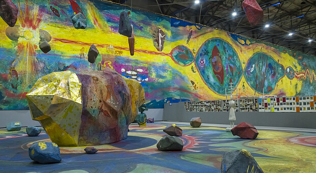 Три тонни фарби для Космогонії: в Луцьку 28 вересня презентують найбільшу картину у світі (фото)