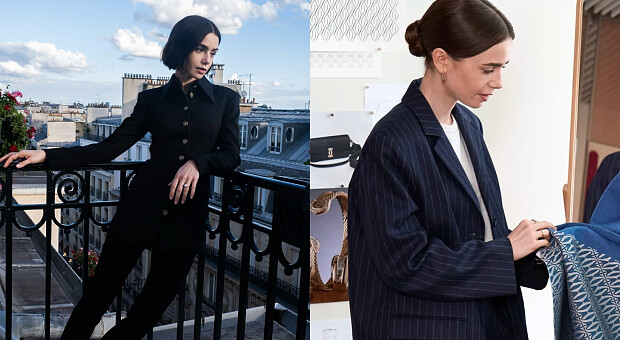 Тренд 2026 від «Емілі в Парижі»: чотири стильних костюми Лілі Коллінз